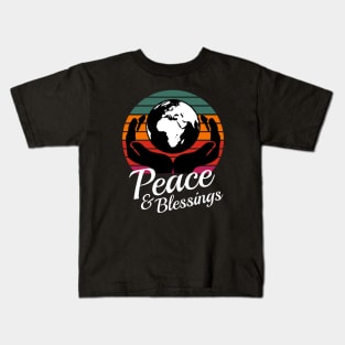Peace & Blessings Kids T-Shirt